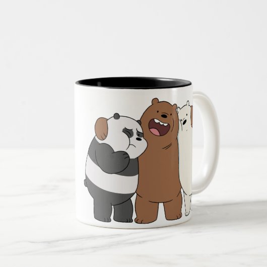 We Bare Bears Mug Double side print Tweekleurige Koffiemok (Voorkant rechts)