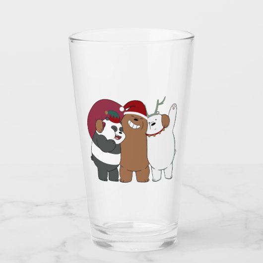 We Bare Bears - Season's Greetings Glas (Voorkant)