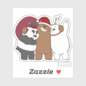 We Bare Bears - Season's Greetings Sticker (Vel)