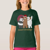 We Bare Bears - Season's Greetings T-shirt (Voorkant)