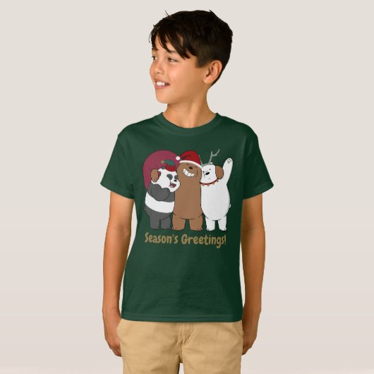 We Bare Bears - Season's Greetings T-shirt (Voorkant volledig)