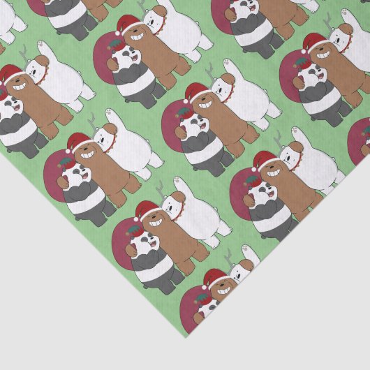 We Bare Bears - Season's Greetings Tissuepapier (Detail)
