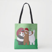We Bare Bears - Season's Greetings Tote Bag (Voorkant)