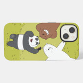 We Bare Bears - #SquadGoals iPhone Hoesje (Achterkant horizontaal)