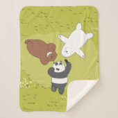 We Bare Bears - #SquadGoals Sherpa Deken (Voorkant)