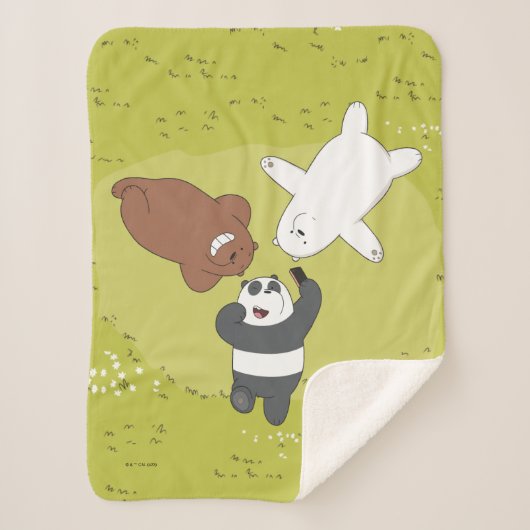 We Bare Bears - #SquadGoals Sherpa Deken (Voorkant)