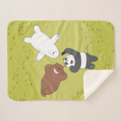We Bare Bears - #SquadGoals Sherpa Deken (Voorkant (horizontaal))