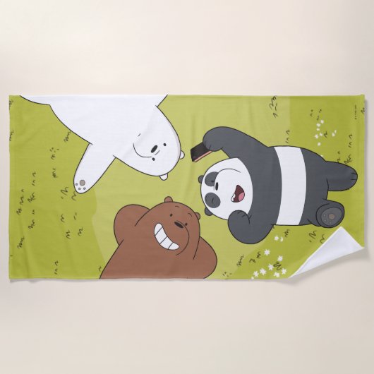 We Bare Bears - #SquadGoals Strandlaken (Voorkant)