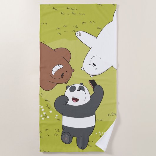 We Bare Bears - #SquadGoals Strandlaken (Voorkant)