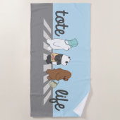 We Bare Bears - Tote Life! Strandlaken (Voorkant)