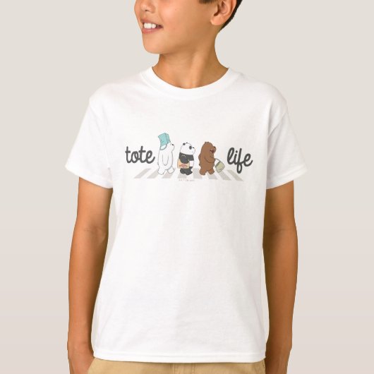 We Bare Bears - Tote Life! T-shirt (Voorkant)