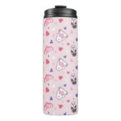 We Bare Bears - Valentine Hearts Pattern Thermosbeker (Voorkant)