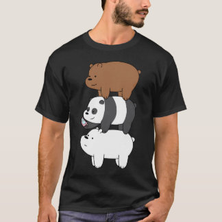 We Bare Bearsâ"''' Grizzly, Panda en Ice Beer T-shirt
