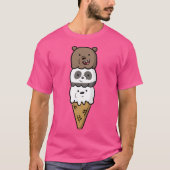 We Bare Beren Ice Cream T-shirt (Voorkant)