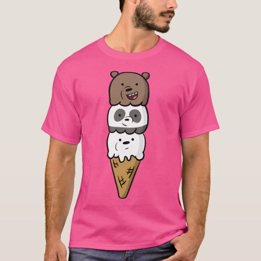We Bare Beren Ice Cream T-shirt (Voorkant)