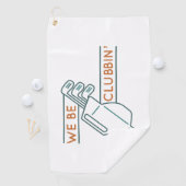 We be Clubbin" Golfhanddoek (Insitu)