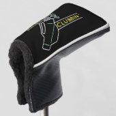 We be Clubbin" Golfheadcover (3/4 voorkant)