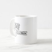 We be Clubbin" Koffiemok (Voorkant links)