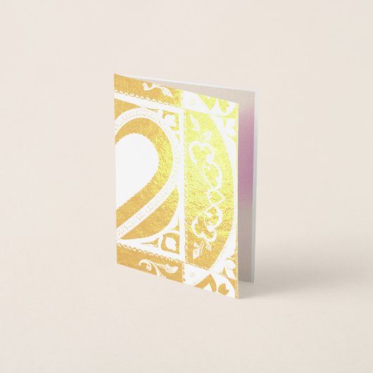 We Be Long Ademhalen Samen Folie Kaarten (Voorkant)