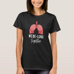 We Be Long Samen Ademhalings Long Therapist De T-shirt