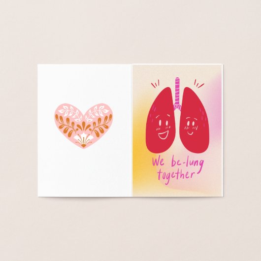 We Be Long Samen Folie Kaarten (Binnen)