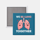 We Be-lung Samen Gelukkige Valentijnsdag Koppel Magneet (Voorkant / Achterkant)