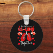 We Be-lung Together longfunctie-therapeut Valentin Sleutelhanger (Voorkant)