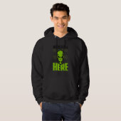 We Be Outta Here Conspiracy Alien Alien Hoodie (Voorkant volledig)
