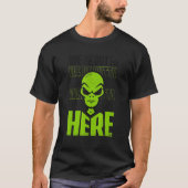 We Be Outta Here Conspiracy Alien Alien T-shirt (Voorkant)