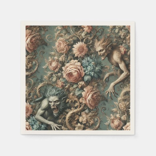 We Beast Tonight - Gothic Victoriaans Servet (Voorkant)