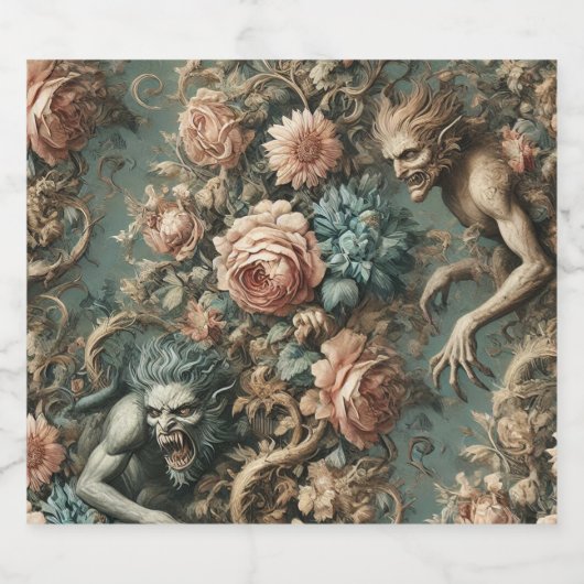 We Beast Tonight – Gothic Victorian Bier Etiket (Enkel label)