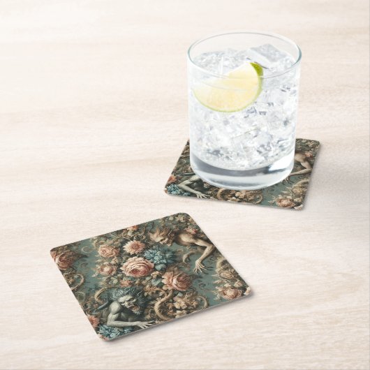 We Beast Tonight – Gothic Victorian Kartonnen Onderzetters (Insitu)