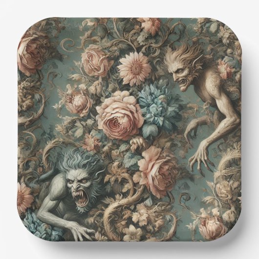 We Beast Tonight – Gothic Victorian Papieren Bordje (Voorkant)