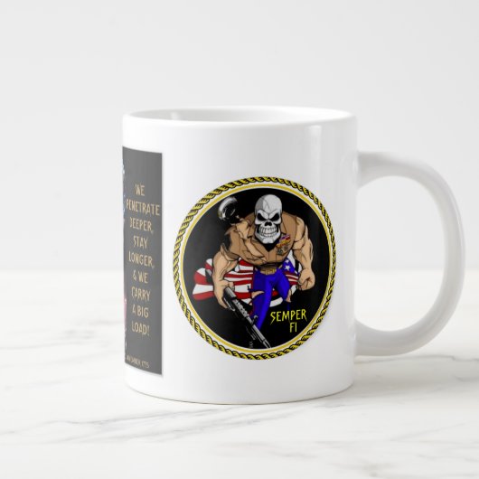 WE BEDRAGEN DE EVIL GROTE KOFFIEKOP (Rechts)