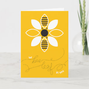 We Bee Leaf In You Congratulatiekaart Kaart
