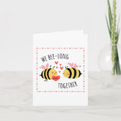 We Bee-long Together Greeting Card Kaart (Voorkant)