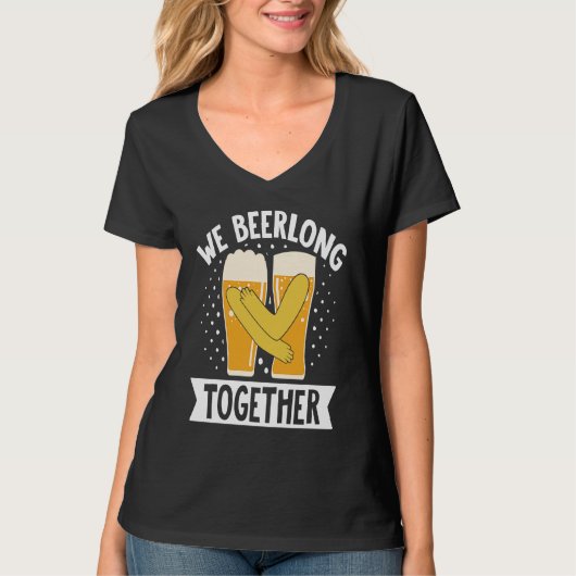 We Beerlong Together Smoker Grill Barbecue Meat Gr T-shirt (Voorkant)