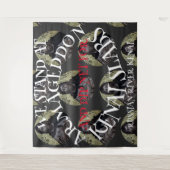 WE BEGINNEN MET ARMAGEDDON EN DIP NET SALMON WANDKLEED (Voorkant)