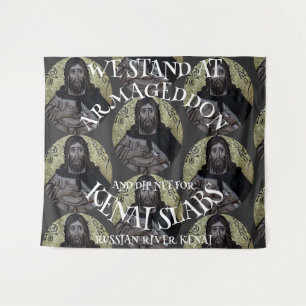 WE BEGINNEN MET ARMAGEDDON EN DIP NET SALMON WANDKLEED