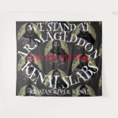 WE BEGINNEN MET ARMAGEDDON EN DIP NET SALMON WANDKLEED (Voorkant (horizontaal))