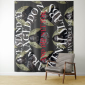 WE BEGINNEN MET ARMAGEDDON EN DIP NET SALMON WANDKLEED (In situ)