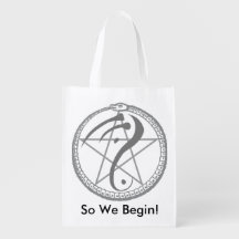 "We beginnen met" herbruikbare tas