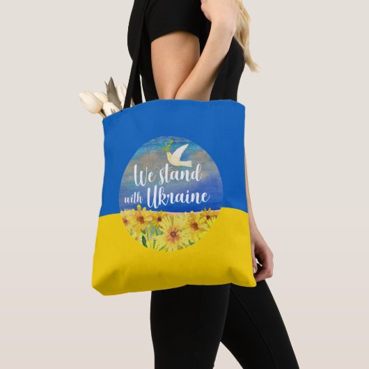 WE BEGINNEN MET OEKRAÏNE Canvas tas (Dichtbij)