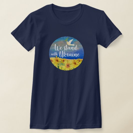 WE BEGINNEN MET OEKRAÏNE T-Shirt (Laagn)