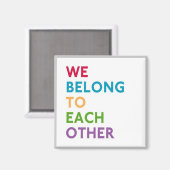 We behoren tot elkaar kloostermagneet magneet (Voorkant / Achterkant)