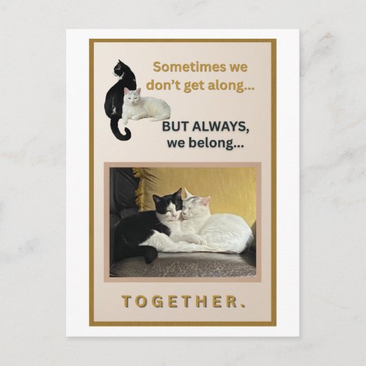 We Belong Together Briefkaart (Voorkant)