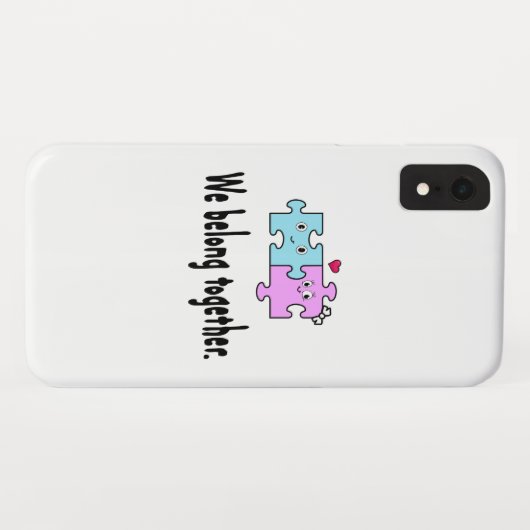 We belong together Case-Mate iPhone case (Achterkant (horizontaal))