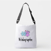 We belong together crossbody tas (Voorkant)