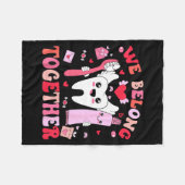 We Belong Together Dental Valentines's Day Dental  Fleece Deken (Voorkant (Horizontaal))