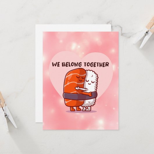 We Belong Together Kaart (Voorkant / Achterkant in situ)